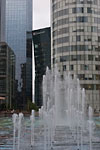 Paris - Agam fountain and "Mazars" business building