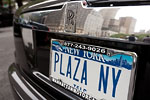 New-York City - Arrière d'une Limousine de l'hôtel Plaza