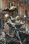 Syracusa - Fountain of Goddess Diana riding a dolphin