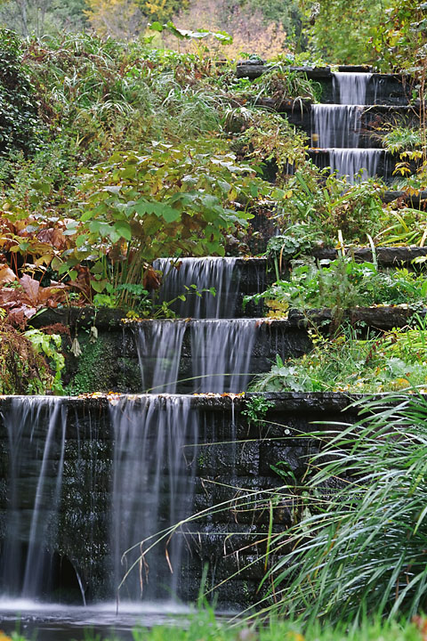 Michael Berg waterfall - Germany - Baden Baden - October 2003 - Vegetation